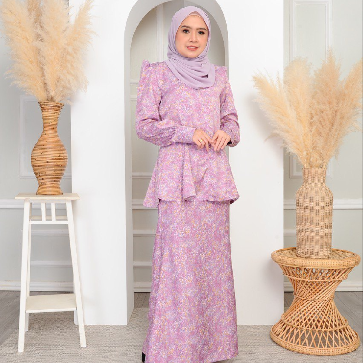 ADULT-ELAINE-KURUNG-LILAC.png Elaine Kurung - Lilac - Image 1
