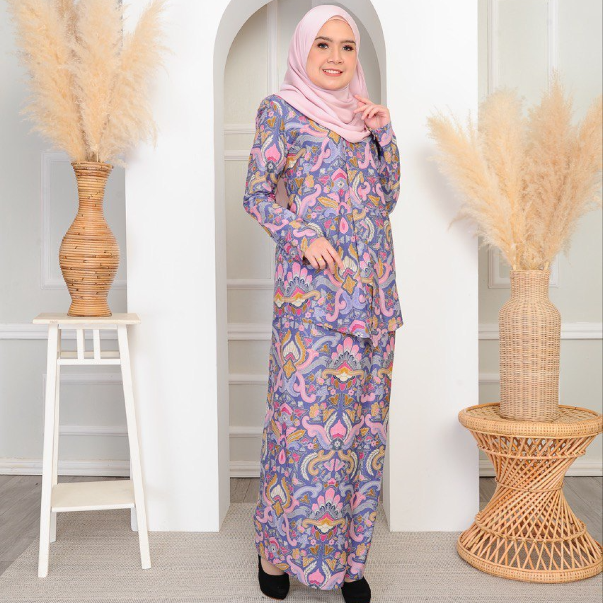 ADULT-SEROJA-BATIK-BLUE.png Seroja Batik - Blue - Image 1