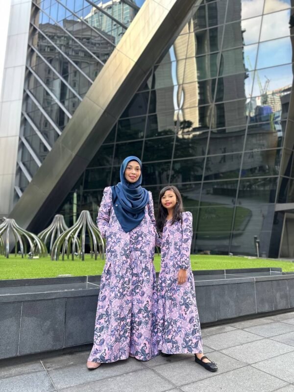 (KIDS) IRIS DRESS -PAISLEY PINK