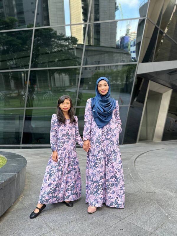 (KIDS) IRIS DRESS -PAISLEY PINK