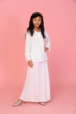 (KIDS) ALYSSA TOP & SKIRT -WHITE - Image 2