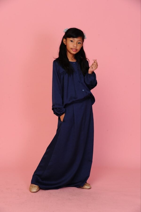 (KIDS) ALYSSA TOP & SKIRT -MIDNIGHT BLUE