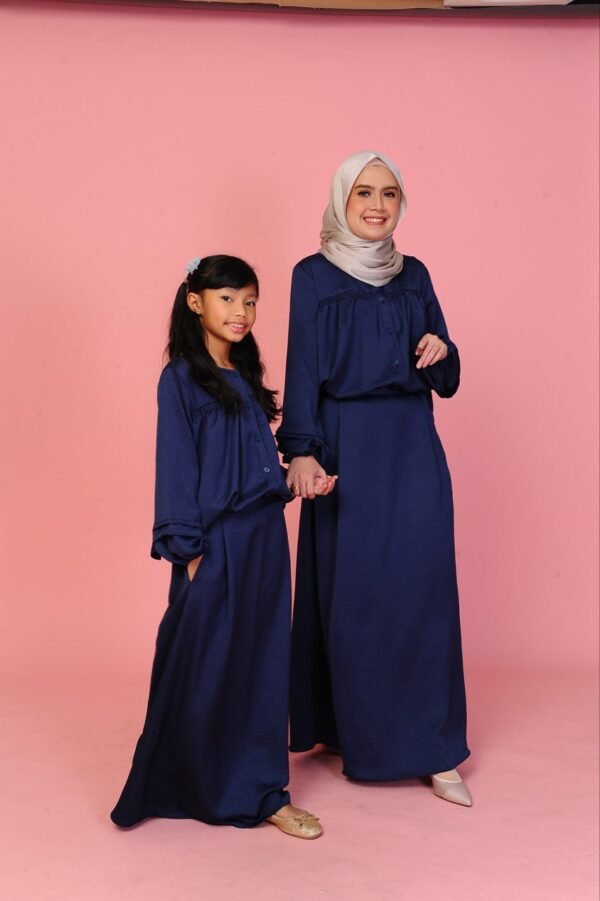 (KIDS) ALYSSA TOP & SKIRT -MIDNIGHT BLUE