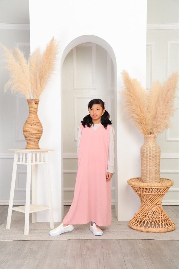 (KIDS) LOLA DRESS -FLAMINGO