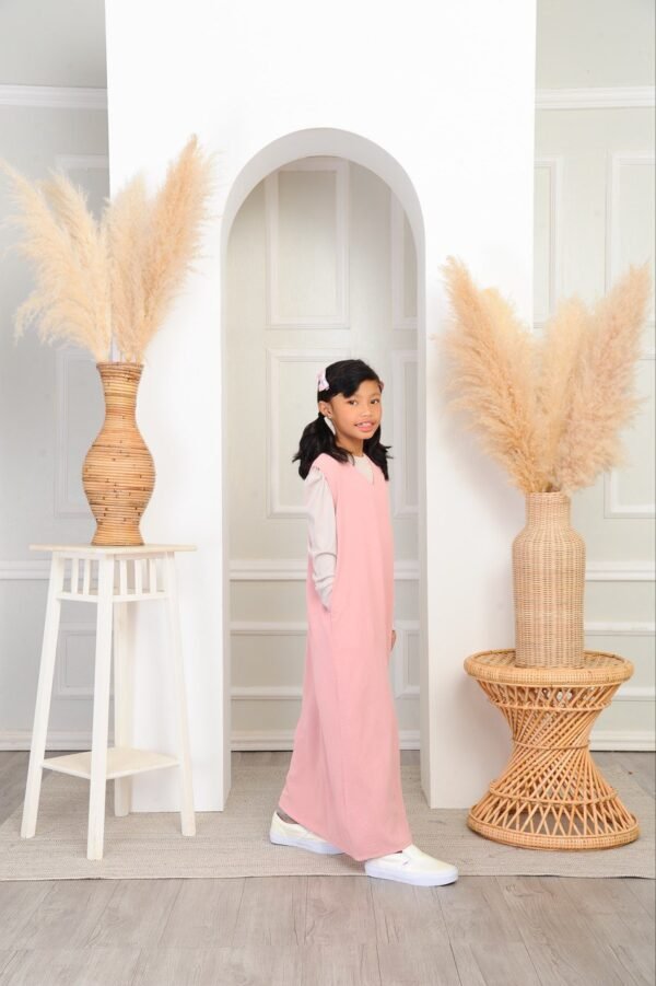 (KIDS) LOLA DRESS -FLAMINGO