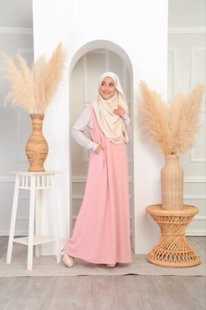 (ADULT) LOLA DRESS -FLAMINGO