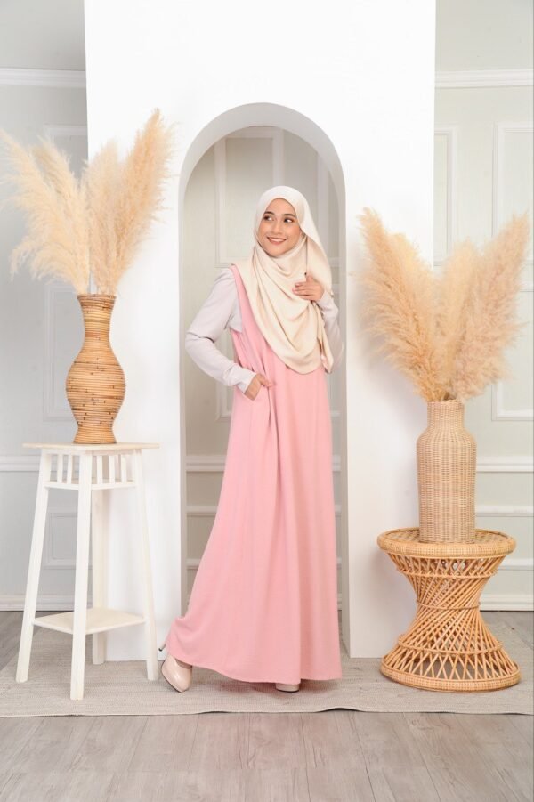 (ADULT) LOLA DRESS -FLAMINGO