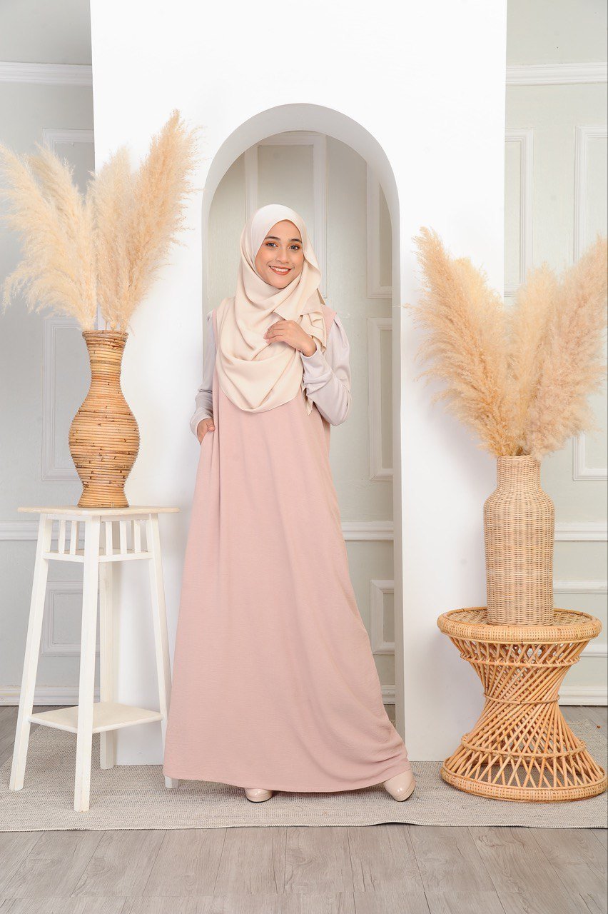 desert sand mom 3 (ADULT) LOLA DRESS -DESERT SAND - Image 2