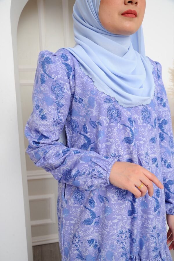 (ADULT) IRIS DRESS -DUSTY BLUE