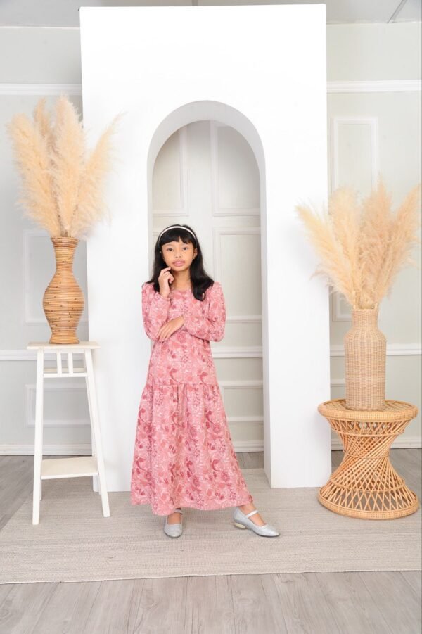 (KIDS) IRIS DRESS -DUSTY PINK