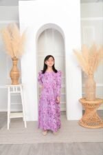 (KIDS) IRIS DRESS -DUSTY PURPLE
