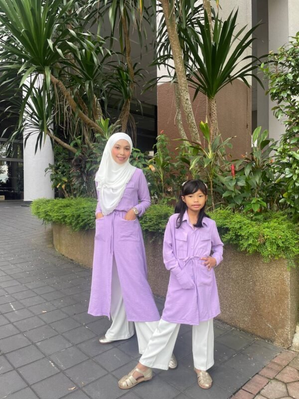 (ADULT) LEONA TUNIC -LILAC