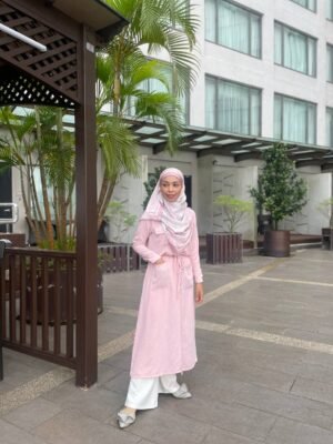 (ADULT) LEONA TUNIC -SOFT PINK