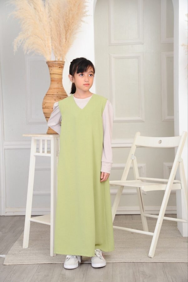 (KIDS) LOLA DRESS -PISTACHIO