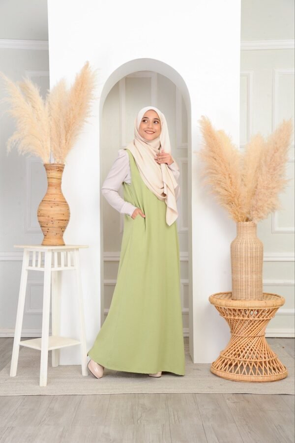 (ADULT) LOLA DRESS -PISTACHIO