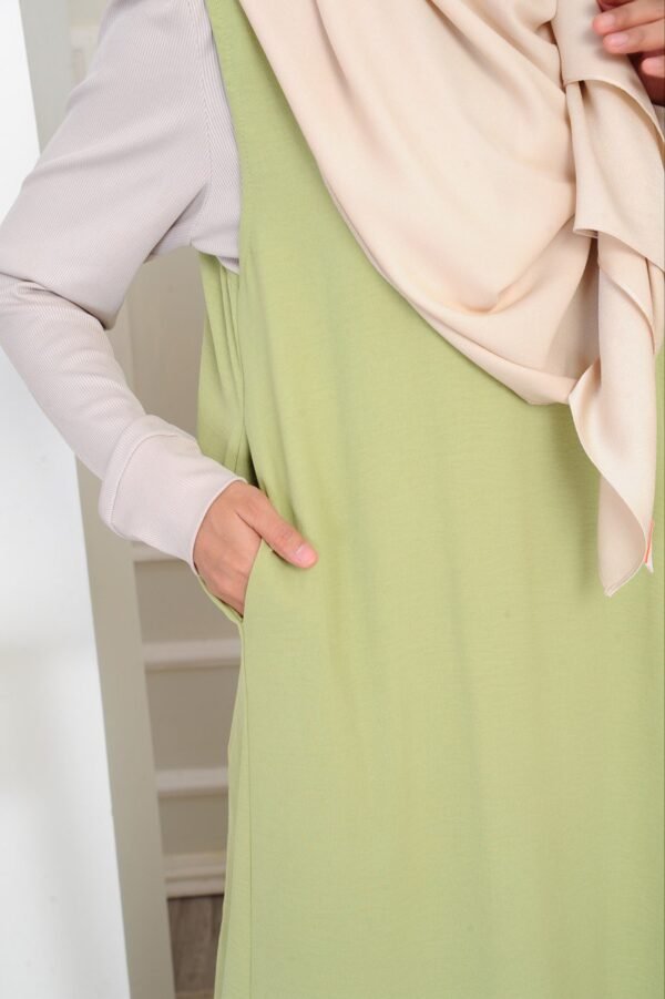 (ADULT) LOLA DRESS -PISTACHIO