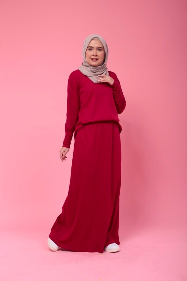 (ADULT) ASHLEY COMFORT WEAR -DARK RED