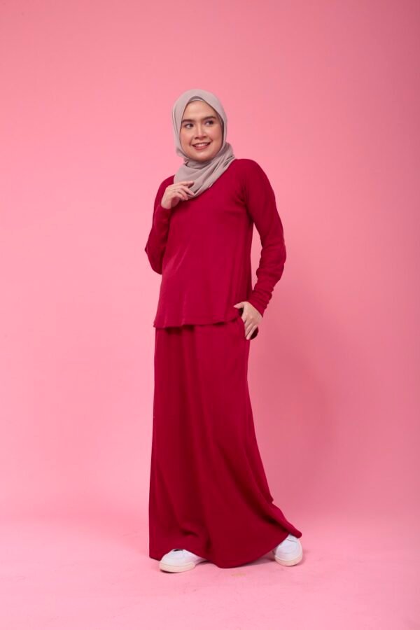 (ADULT) ASHLEY COMFORT WEAR -DARK RED