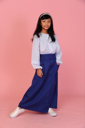 (KIDS) FREDA TOP & SKIRT -BLUE