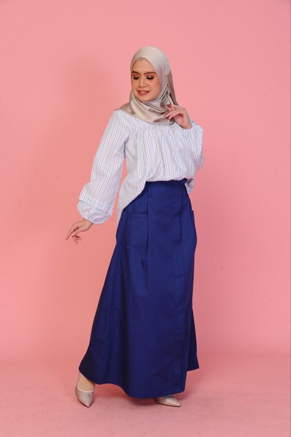 (ADULT) FREDA TOP & SKIRT -BLUE