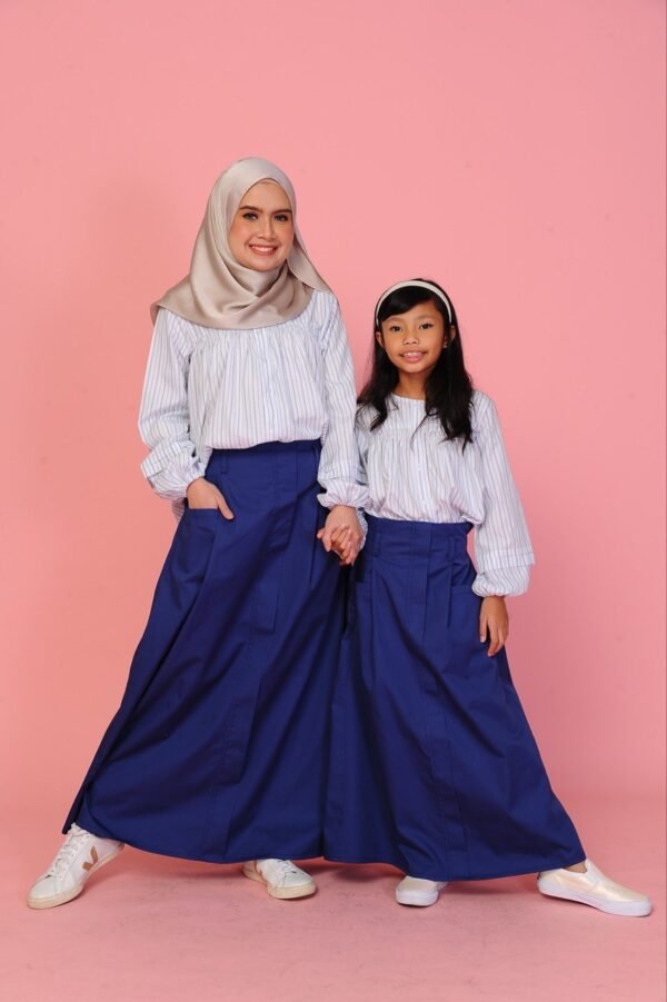 (KIDS) FREDA TOP & SKIRT -BLUE