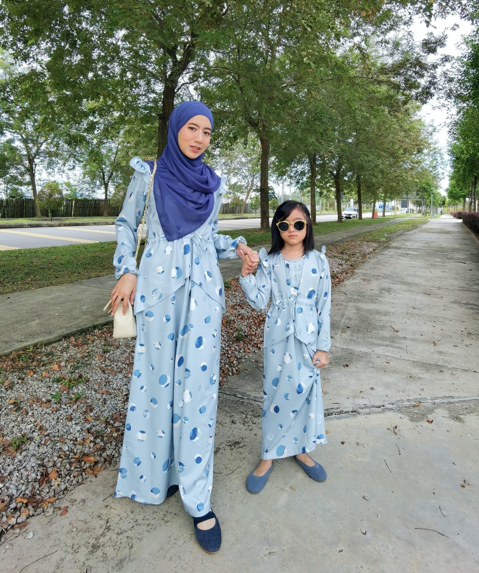 N4206 (ADULT) GIO DRESS -STEEL BLUE - Image 1