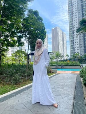 (ADULT) CLEO DRESS -WHITE