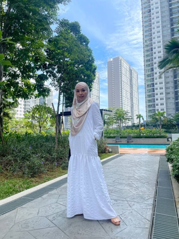 (ADULT) CLEO DRESS -WHITE