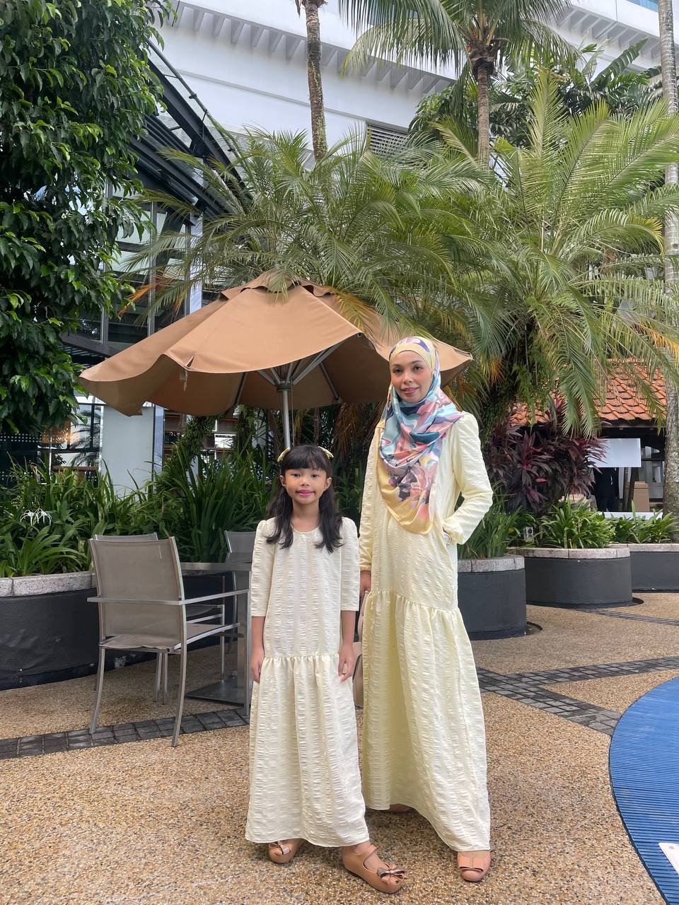 yellow pair 2 (ADULT) CLEO DRESS -SOFT YELLOW - Image 5