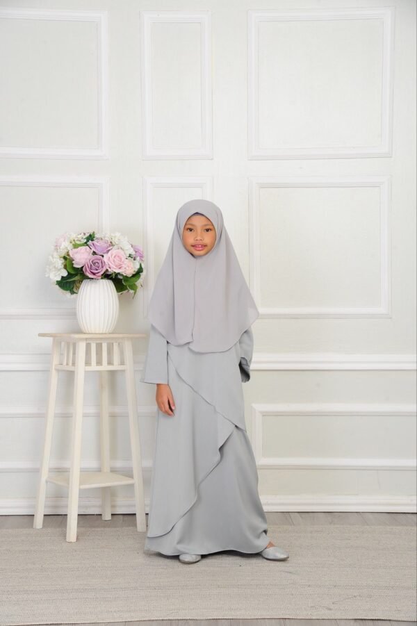 (KIDS) MEDINA DRESS -GREY