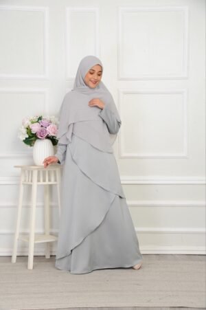 (ADULT) MEDINA DRESS -GREY