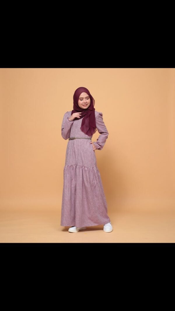 (ADULT) ERIKA DRESS -MAROON