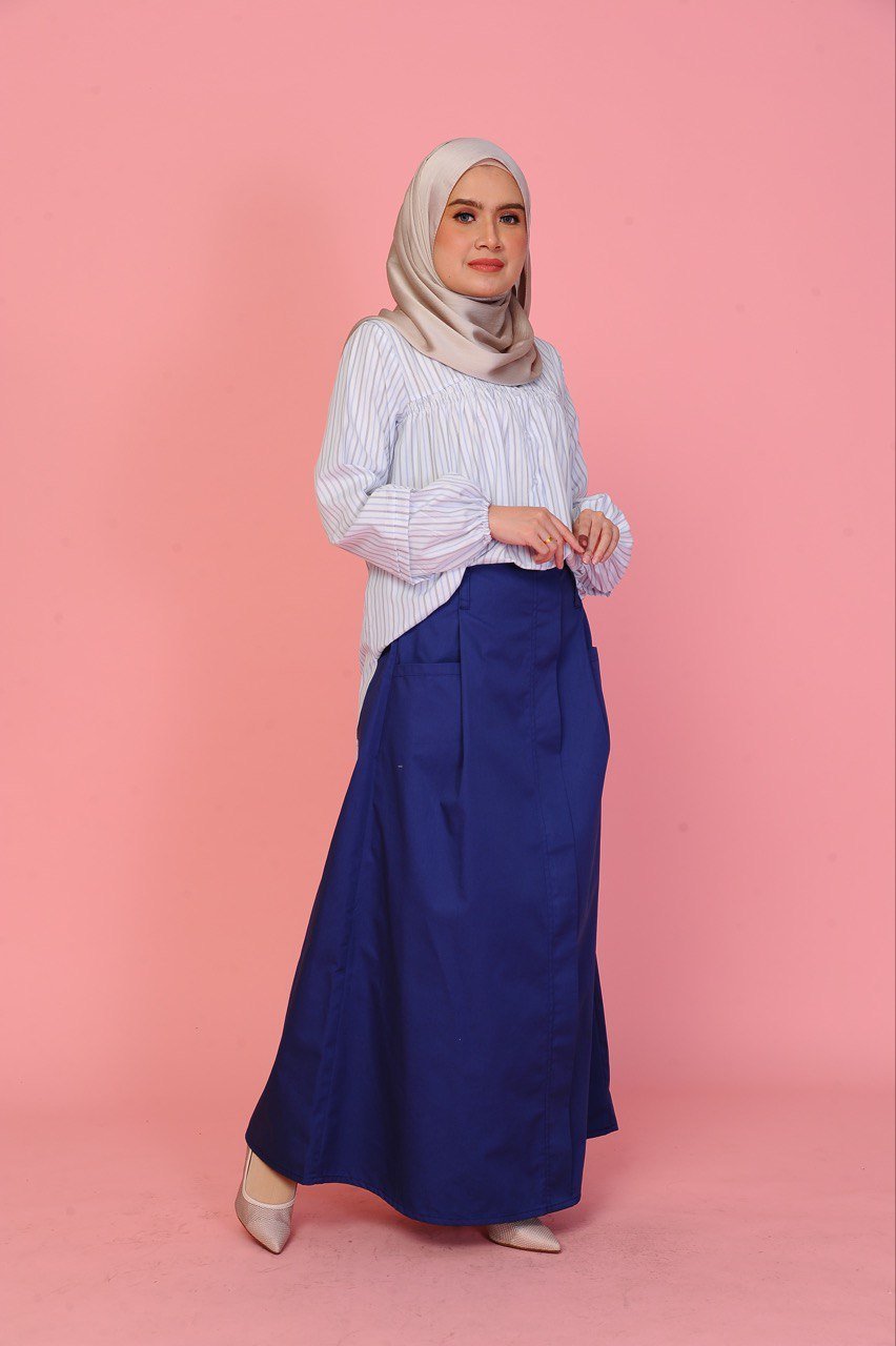 IMG_0057 (ADULT) FREDA SKIRT -BLUE - Image 3