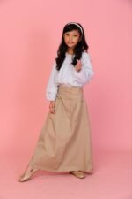(KIDS) FREDA SKIRT -KHAKI - Image 3