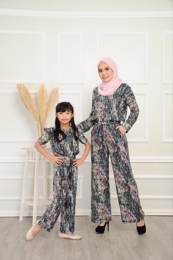 (KIDS) AVERY JUMPSUIT -BLACK BLUSH