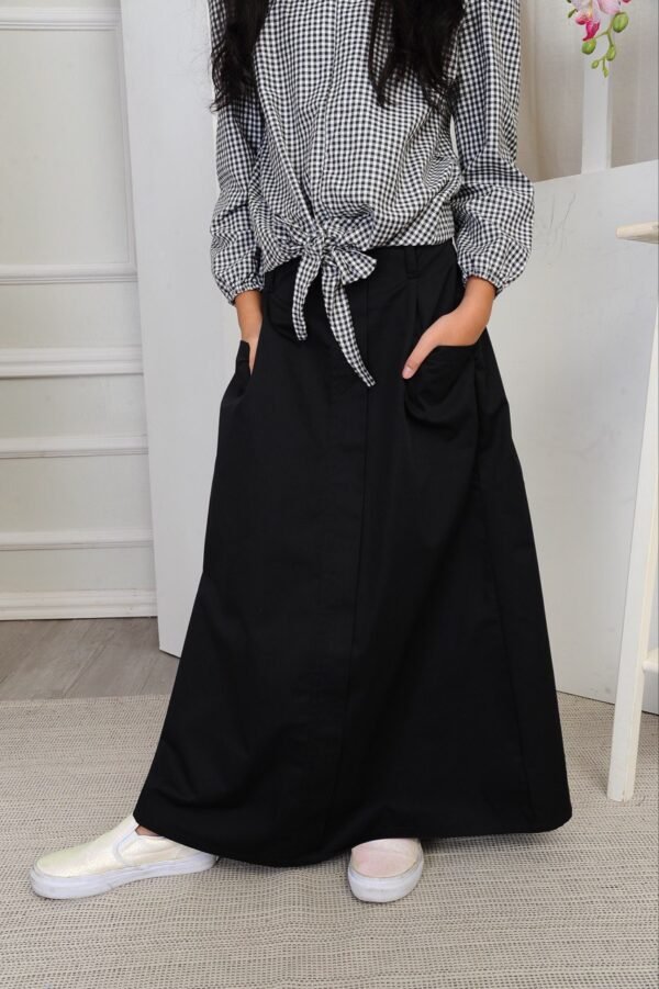 (KIDS) FREDA SKIRT -BLACK