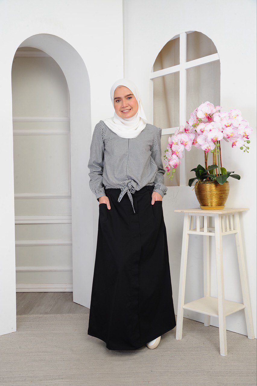 black mom (ADULT) FREDA SKIRT -BLACK - Image 4