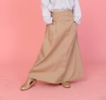 (KIDS) FREDA SKIRT -KHAKI