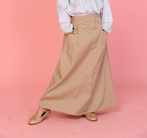 (KIDS) FREDA SKIRT -KHAKI