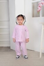 (KIDS) DAPHNE TOP & PANTS -PINK