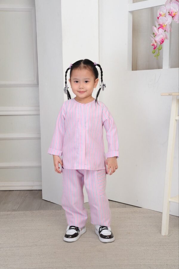 (KIDS) DAPHNE TOP & PANTS -PINK