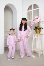 (KIDS) DAPHNE TOP & PANTS -PINK - Image 3