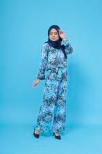 (ADULT) AVERY JUMPSUIT -POLKA BLUE - Image 2