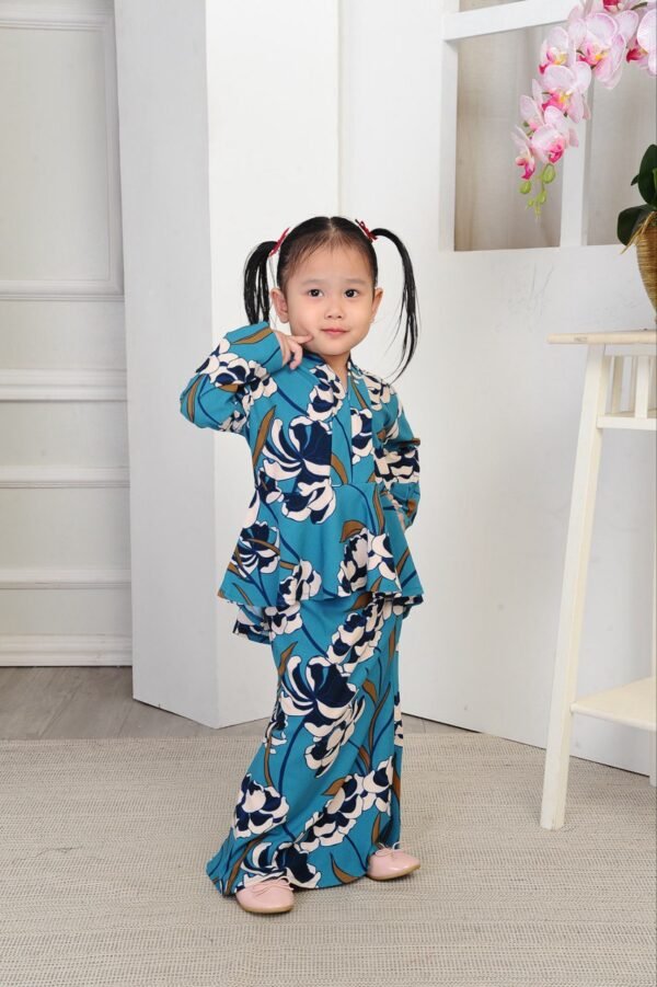 (KIDS) THALIA KEBAYA PEPLUM -TEAL