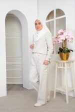 (ADULT) DAPHNE TOP & PANTS -SOFT YELLOW - Image 2