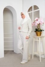 (ADULT) DAPHNE TOP & PANTS -SOFT YELLOW - Image 3