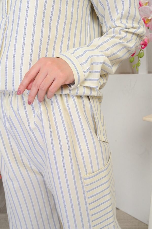 (ADULT) DAPHNE TOP & PANTS -SOFT YELLOW