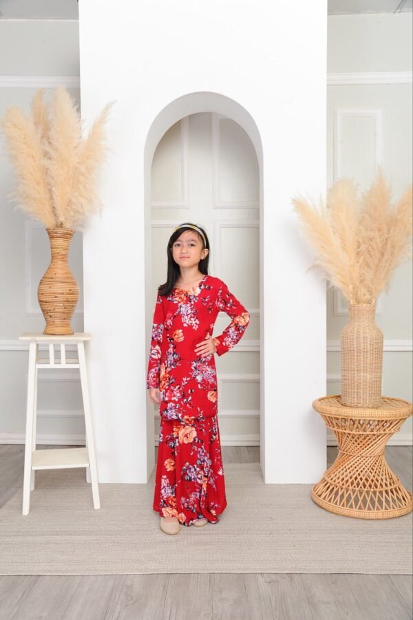 (KIDS) NELISSA KURUNG -CRIMSON RED