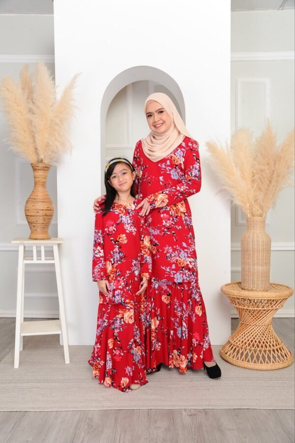 (ADULT) NELISSA KURUNG -CRIMSON RED