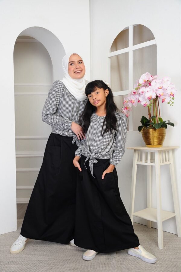 (ADULT) JANE TOP & SKIRT -BLACK